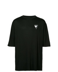 T-shirt girocollo nera di Ex Infinitas