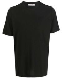 T-shirt girocollo nera di Fileria