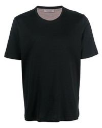 T-shirt girocollo nera di Fileria