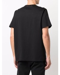 T-shirt girocollo nera di Parajumpers