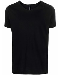 T-shirt girocollo nera di Giorgio Brato