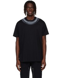 T-shirt girocollo nera di Givenchy