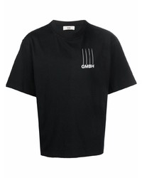 T-shirt girocollo nera di Gmbh