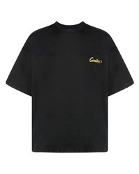 T-shirt girocollo nera di goodboy