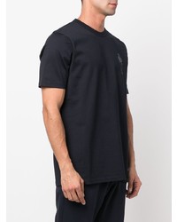 T-shirt girocollo nera di C.P. Company