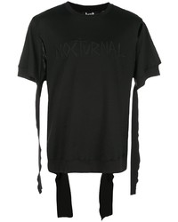 T-shirt girocollo nera di Haculla