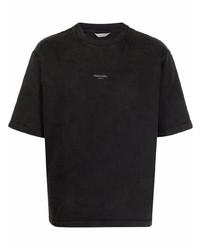 T-shirt girocollo nera di Holzweiler