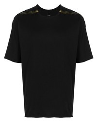 T-shirt girocollo nera di Isaac Sellam Experience
