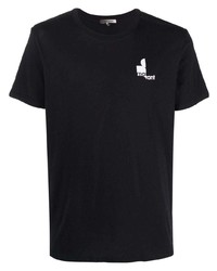 T-shirt girocollo nera di Isabel Marant