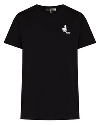 T-shirt girocollo nera di Isabel Marant
