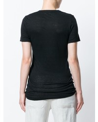 T-shirt girocollo nera di Isabel Marant Etoile