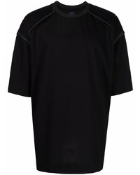 T-shirt girocollo nera di Juun.J