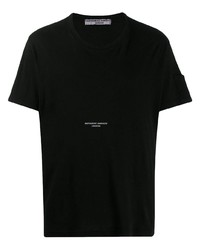 T-shirt girocollo nera di Katharine Hamnett London