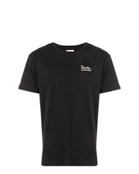 T-shirt girocollo nera di Kent & Curwen