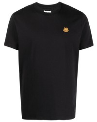 T-shirt girocollo nera di Kenzo
