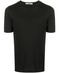 T-shirt girocollo nera di La Fileria For D'aniello