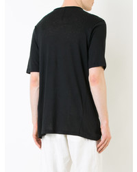 T-shirt girocollo nera di Forme D'expression