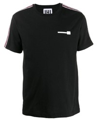 T-shirt girocollo nera di Les Hommes Urban