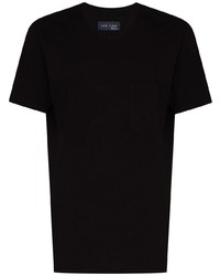T-shirt girocollo nera di Les Tien
