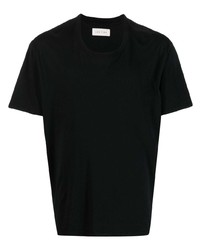 T-shirt girocollo nera di Les Tien