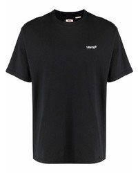 T-shirt girocollo nera di Levi's