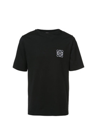 T-shirt girocollo nera di Loewe