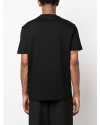 T-shirt girocollo nera di Versace
