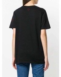 T-shirt girocollo nera di A.F.Vandevorst