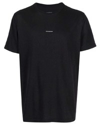 T-shirt girocollo nera di Maharishi