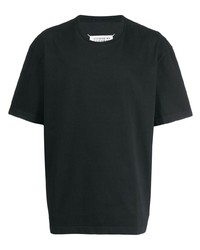 T-shirt girocollo nera di Maison Margiela