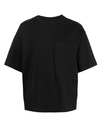 T-shirt girocollo nera di Maison Mihara Yasuhiro