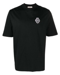 T-shirt girocollo nera di Manors Golf