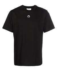 T-shirt girocollo nera di Marine Serre