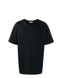 T-shirt girocollo nera di Martin Asbjorn