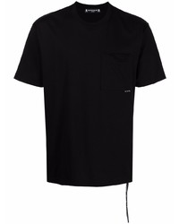 T-shirt girocollo nera di Mastermind Japan