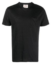 T-shirt girocollo nera di MC2 Saint Barth