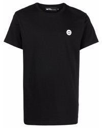 T-shirt girocollo nera di MTL STUDIO
