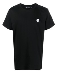 T-shirt girocollo nera di MTL STUDIO