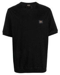 T-shirt girocollo nera di N°21