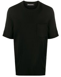 T-shirt girocollo nera di Neil Barrett