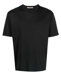 T-shirt girocollo nera di Nuur
