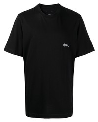 T-shirt girocollo nera di Oamc
