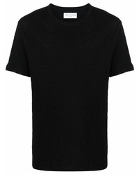 T-shirt girocollo nera di Officine Generale