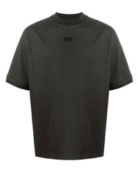 T-shirt girocollo nera di Omc