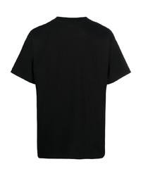T-shirt girocollo nera di Soulland