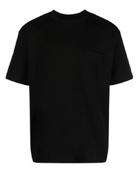 T-shirt girocollo nera di orSlow