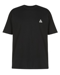 T-shirt girocollo nera di Palace
