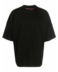 T-shirt girocollo nera di Palm Angels
