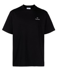 T-shirt girocollo nera di Palmes