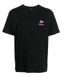 T-shirt girocollo nera di PATTA